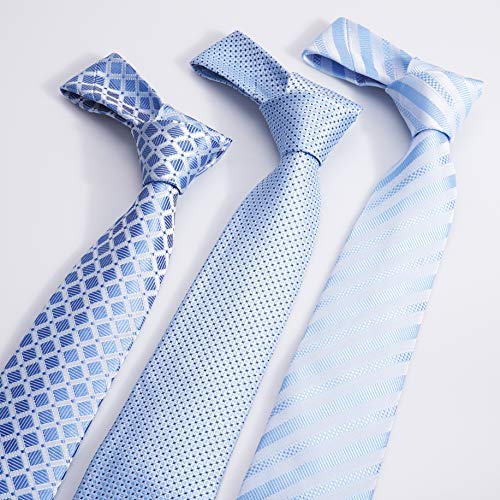 AVANTMEN New Men\'s neckties 6 Pack Classy Neck Tie for Men Woven Jacquard Neck Ties (6 Pack - Style D)