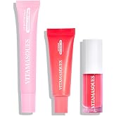 Vitamasques Complete Lips Set (Lip Oil, Butter Balm &amp; Sugar Scrub)