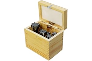 YOOZENA DBM IMPORTS Set of 6 PCS Heavy Duty HSS T-Slot Cutter 1/4''-3/4'' End Mill Milling Cutting