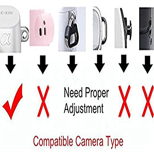 Digital Camera Strap Eorefo [Rope Series] Soft Cotton Shoulder Neck Belt Strap for Leica Canon Nikon Fuji Olympus Lumix Sony,Dark green. - Thumbnail 5