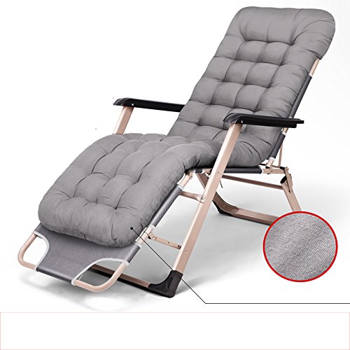 DKJH Folding Lounge Chair Oversize with Padded Adjustable