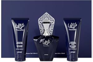 Afnan Turathi Homme Blue Gift Set – Eau De Parfum + Shower Gel + After Shave – Luxurious Perfume Gift Set For Men