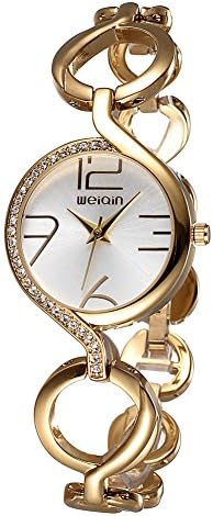 QueenL Women's Watch Luxury Gold Wrist Watch for Women Valentine's Day Gift