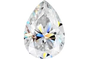 INSTAGEM Lab Created White Moissanite Pear Shape AAA Quality from 3x1.5MM - 14x10MM