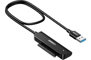 UGREEN SATA to USB Adapter Cable, USB 3.0 to 2.5 inch SATA III II I Adapter Cable HDD SSD to USB Hard Drive Adapter, Up to 5G
