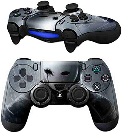 Mod Freakz Pair of Vinyl Controller Skins - Ghost Mask Soldier Fight for Playstation 4