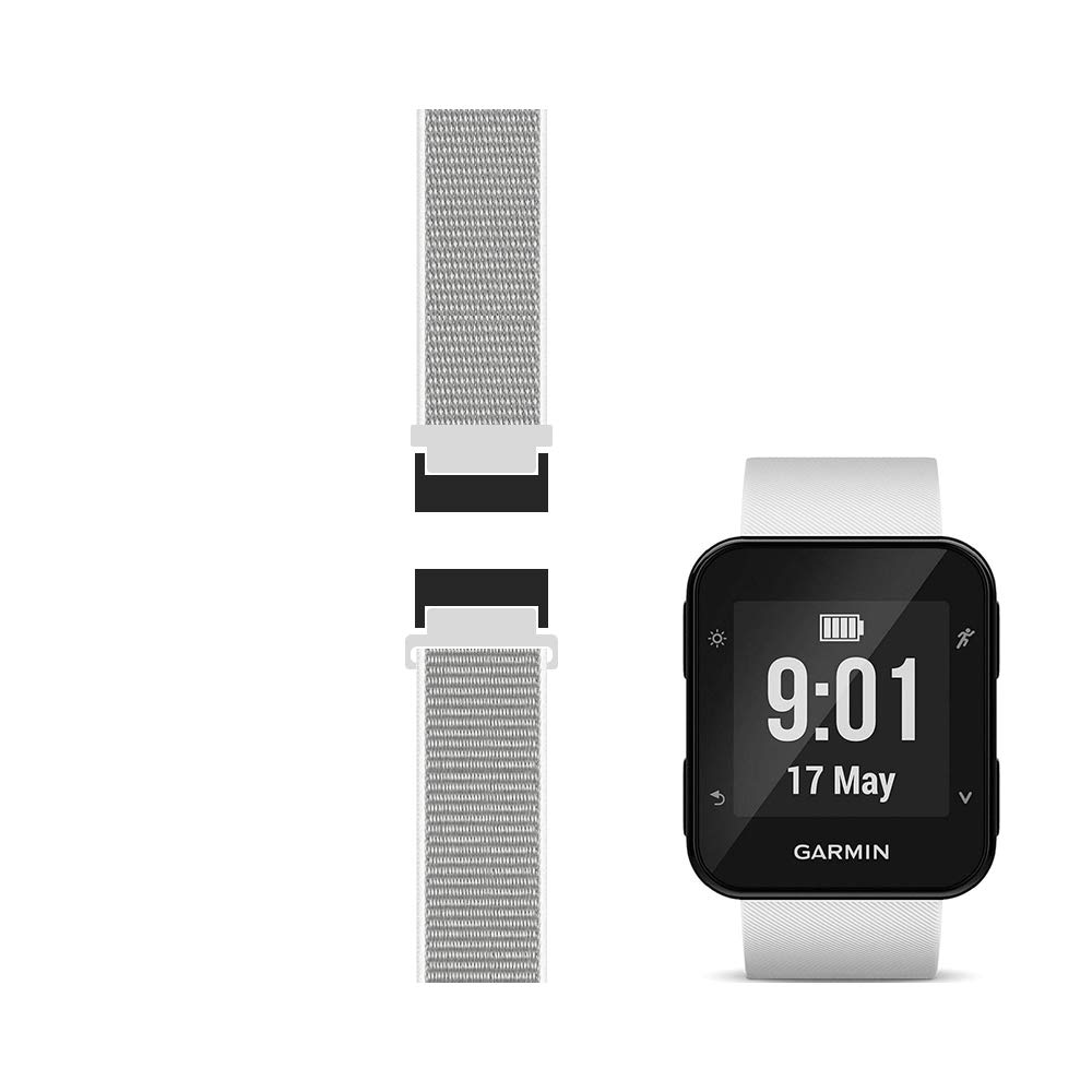 C2D JOY Sport Mesh Strap Compatible with Garmin forerunner 35/30 and Approach S10 Replacement Strap-Seashell,small