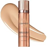 LUMINESS Silk Airbrush Spray Foundation - Full Coverage Foundation - Formula Hydrates & Moisturizes with Hyaluronic Acid, Aloe Vera & Hydrolyzed Silk (Shade - Fair)