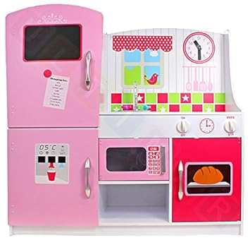 Mega gran cocina de madera con nevera y horno: Amazon.es: Juguetes ...