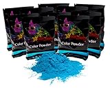 Holi Color Powder True Blue 10 Pack of 70 Grams Each