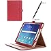 ProCase Galaxy Tab S2 9.7 Case - Leather Stand Folio Case Cover for Galaxy Tab S2 Tablet (9.7 inch, SM-T810 T815 T813) -Red