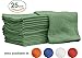 Nabob Wipers Auto Mechanic Shop Towels 25 Pack Bulk Shop Rags 100% Cotton Size 14