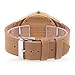 Bamboo Wooden Watch with Genuine Leather Strap Japanese Quartz Movement (Men, Brown 4)