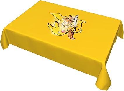 Amazon ポケモン Pokemon テーブルクロス テーブルカバー 家庭用 業務用 レストラン用 人気 ファッション おしゃれ 洗える 長方型 テーブルクロス オンライン通販
