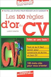Les  100 règles d'or du CV