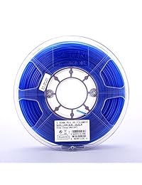 Esun 3 mm de vidrio color azul claro PLA Filamento de Impresora 3d 1 kg Spool (2.2lbs), vidrio), color azul