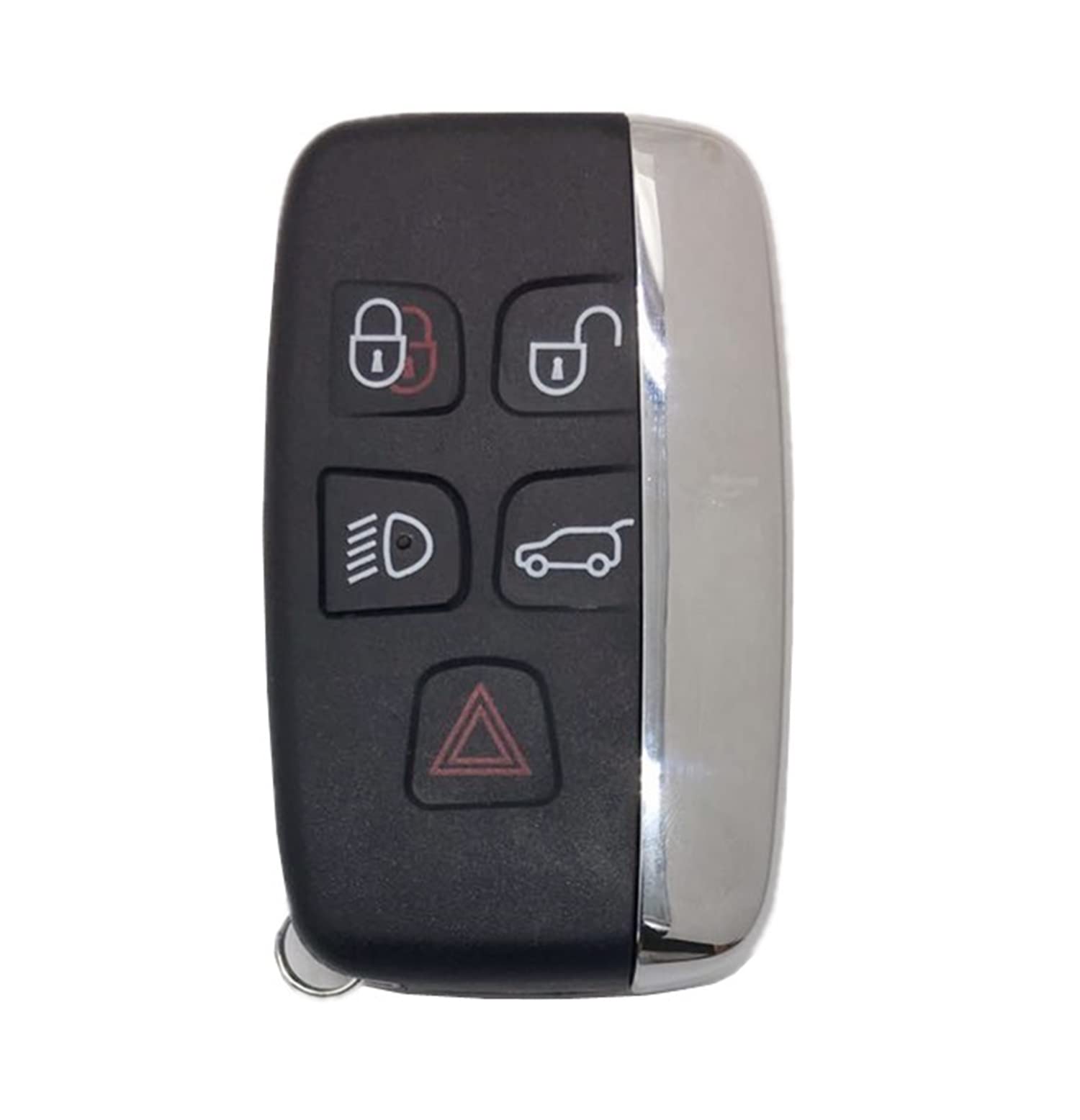Kelay 5 Button Key Fob Cover Replacement Compatible with Range Rover Sport / Evoque / L-and Rover Discovery 4 / Freelander, Range Rover Car Key Fob
