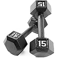 CAP Barbell Cast Iron Hex Dumbbell | Multiple Options