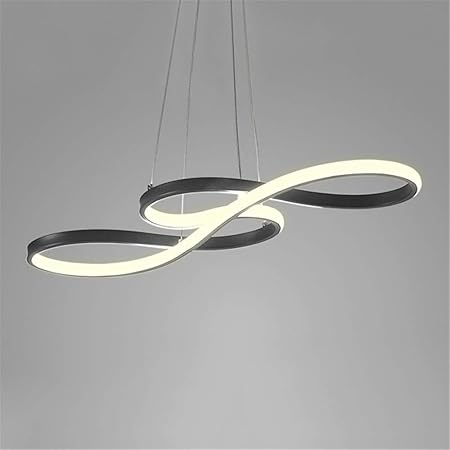 Moderne Unterputz-Deckenleuchte LED-Pendelleuchte Acryl-Notenform