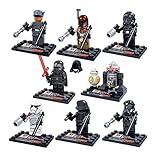 LipstickIndy® 8 PIECES BRAND NEW STAR WARS THE FORCE MINIFIGURES BUILDING BLOCKS SET