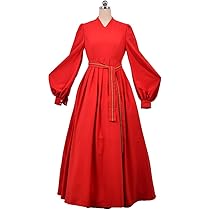 Amazon.com: MelangCos Princess Bride Costume for Women Red Wedding ...