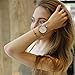 MAMONA Women's Rose Gold Quartz Watch Gift Set Waterproof Mesh Band Wristwatch Ultra Thin L3881RGGT