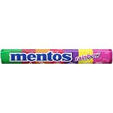 MENTOS CHEWY MINT CANDY ROLL, RAINBOW, NON MELTING, 1.32 OUNCE/14 PIECES