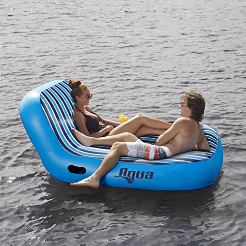 Aqua Floating Pool Chair & Lake Raft with Pillow 2