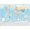 Collins World Wall Laminated Map Landkaart – 4 mei 2017