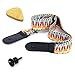 Elecor Soft Adjustable Rainbow Ukulele Shoulder Strap