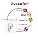 Everstix 8 Piece Adhesive Designer Wall Hooks, Transparent Super Heavy Duty No Scratch, Nail Free, Waterproof, Oil Proof, for Bathroom, Kitchen, Summer/Winter Clothing and More, 13.2 lb./6 kg