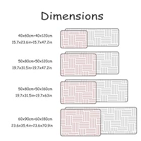 Livencher Kitchen Rug Sets 2 Piece Rugs Runner Non-Slip Washable Home Carpet Tropical Pineapple Summer Fruits Farmhouse… 51F6hSQK%2BQL