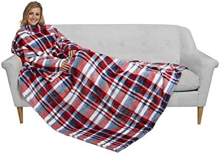 The Ultimate Slanket, The Original Blanket With Sleeves, Super Soft Faux Fur Throw Blanket, 60x80, With a Foot Pocket