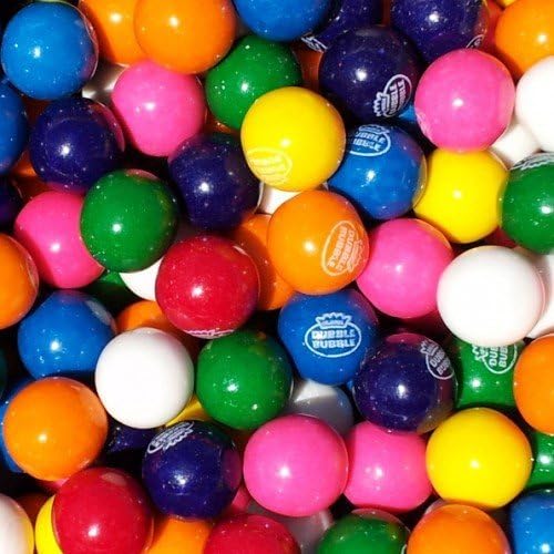 DUBBLE BUBBLE Assorted Gumballs - 3 Pounds Bulk Pack OF 4