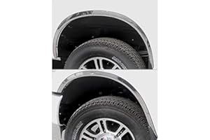 QAA Is Compatible With 2011-2016 Ford F-250 & F-350 Super Duty 4 Piece Molded Stainless Steel Wheel Well Fender Trim Molding, 2" Width WZ51320