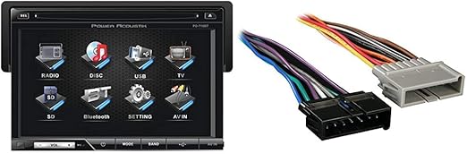 Amazon.com: Power Acoustik PD-710B Single-DIN Multimedia Source with
