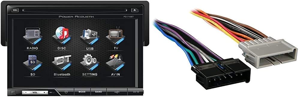 Amazon.com: Power Acoustik PD-710B Single-DIN Multimedia Source with