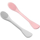 Silicone Face Scrubber Face Mask Applicator Facial Cleansing Brush,Pore Scrubber Pore Brush for Face Cleaning,(2 Pack)