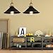 Industrial Ceiling Light,Oak Leaf Semi Flush Vintage Metal 1-Light Pendant Lighting Shade Chandelier