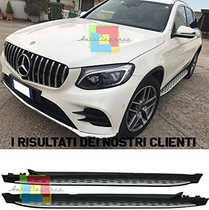 Autosrls Mercedes Glc X253 Suv 15 Pedane Laterali Sotto Porta Alluminio E Pvc Amazon It Auto E Moto