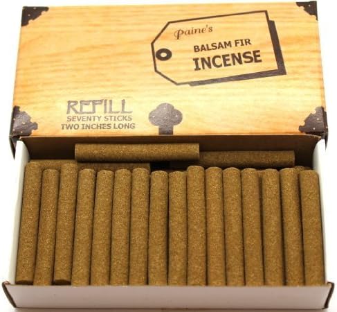 Paine's Balsam Fir Incense - 70 Sticks Refill - Two Inches Long by Paine Incense Company