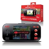 My Arcade Gamer Max Portable - Handheld Gaming System - 220 Retro Style Games - 16 Bit High Resolution - Battery Powered - Full Color Display - Volume Buttons - Headphone Jack