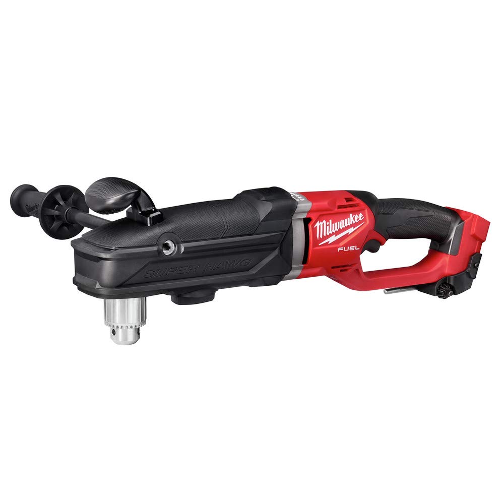 Milwaukee 2809-20 M18 FUEL 18-Volt Lithium-Ion Brushless Cordless GEN 2 Super Hawg 1/2 in. Right Angle Drill (Tool-Only)