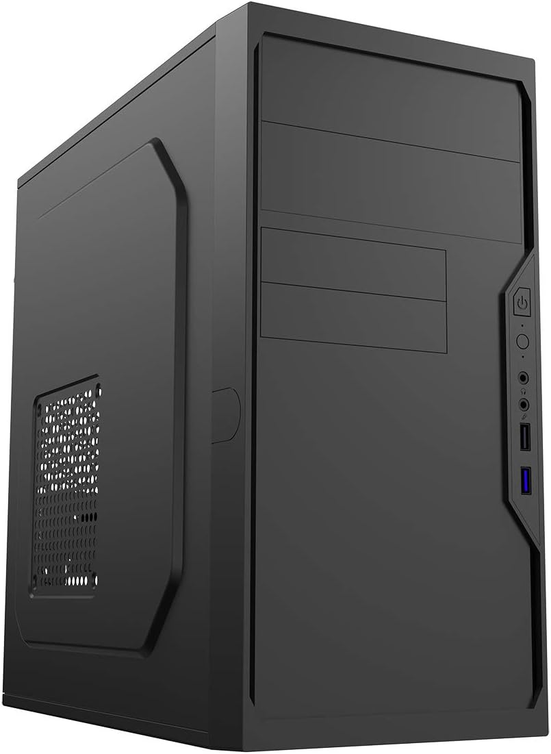 CiT Work Micro ATX Mini ITX PC Case Black USB 3.0 Cooling Support SPCC Steel