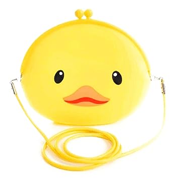 Pretty Pro Womens Silicone Cute Sling Bag (Yellow)