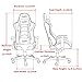 Deerhunter Gaming Chair, Swivel Leather Office Chair, High Back Ergonomic Racing Chair, Adjustable Computer Desk Chair with Lumbar Support and Headrest (RED)