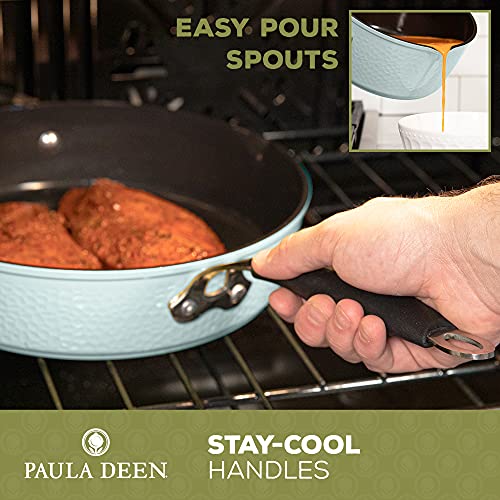 Paula Deen Family 14Piece Ceramic, NonStick Cookware Set, 100 PFOA