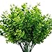 The Bloom Times Artificial Boxwood (Pack of 6), Artificial Greenery Stems Fake Outdoor Plants UV Resistant for Farmhouse Home Garden Wedding Patio Indoor Decor in Bulk Wholesale primary