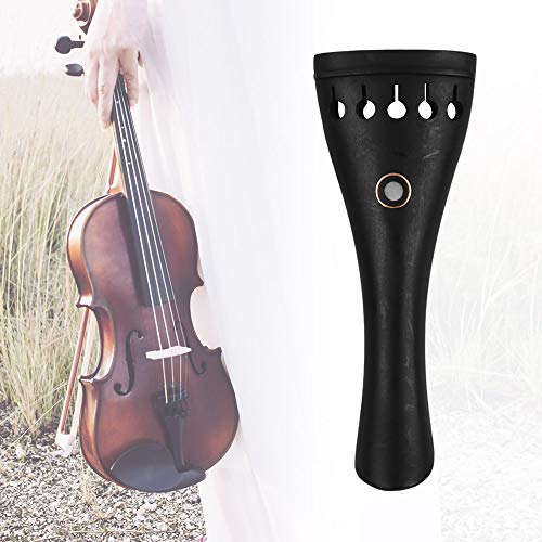 Muslady Violin Fiddle Tailpiece Ebony Particular Design for 5-String / 6-string Violin Tailpieces Orchestral Strings Accessories