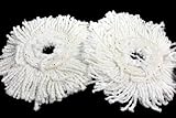 PRO 360 Rotating Spin Magic Mop - Dual Drying Version Replacement Mop Heads (Pro 360 Clean)- 2 Pack